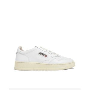 Autry White Leather Low Top Women's Sneakers